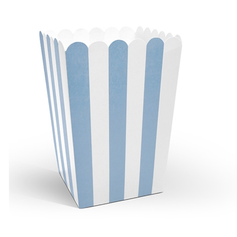 Popcornbägare blå