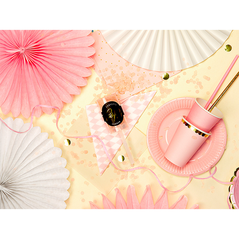 Konfetti Push Pop Ljusrosa 