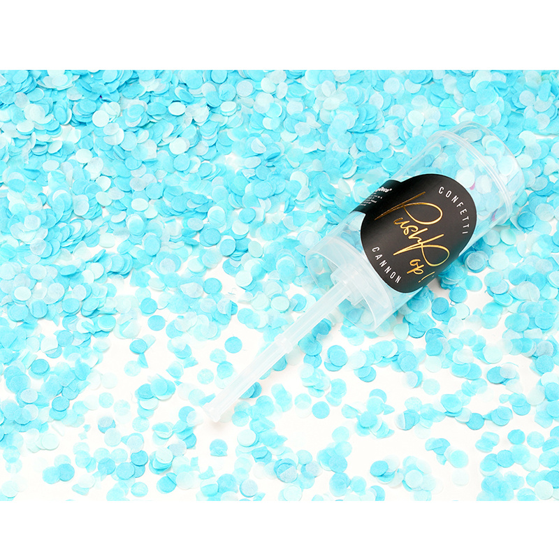 Konfetti Push Pop Blått 
