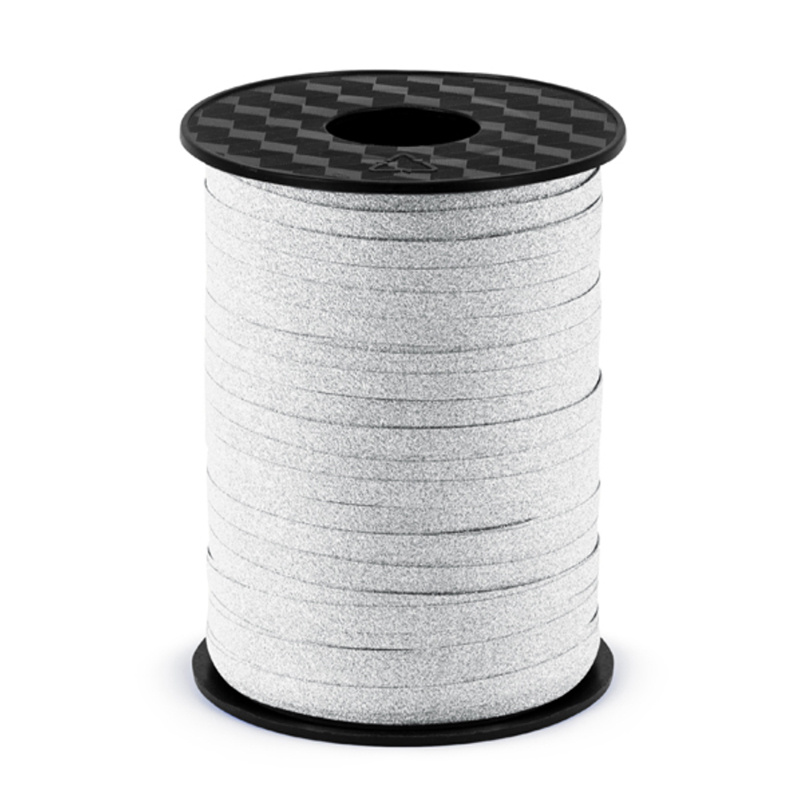 Presentsnöre Silver Glitter