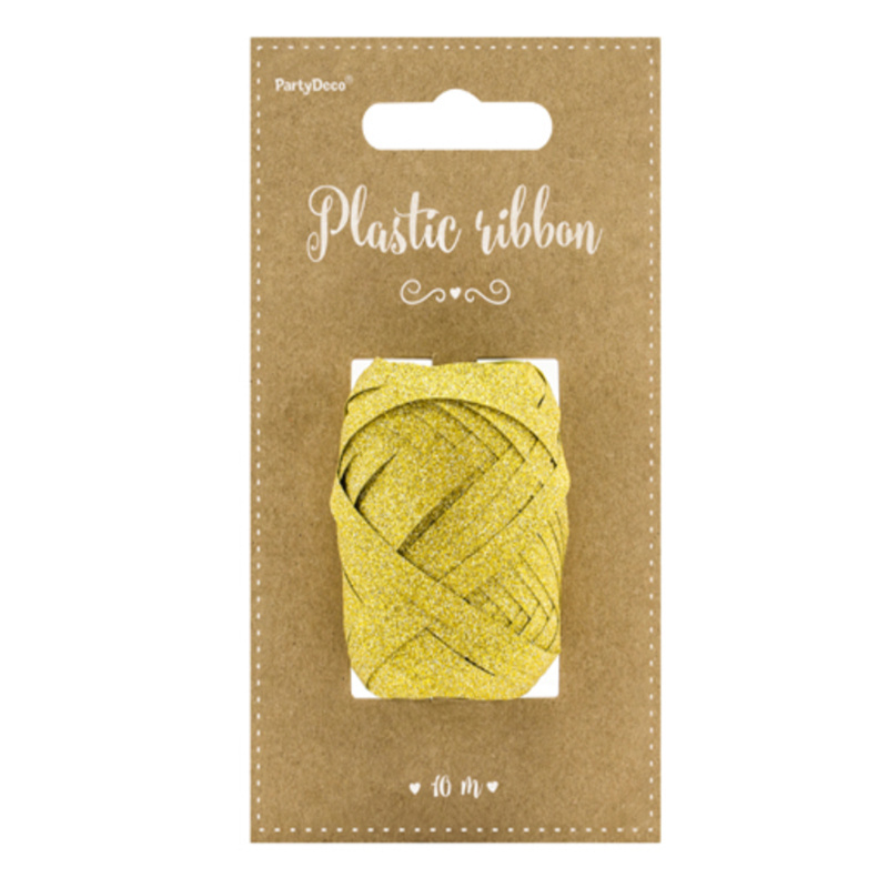 Presentsnöre Guld Glitter