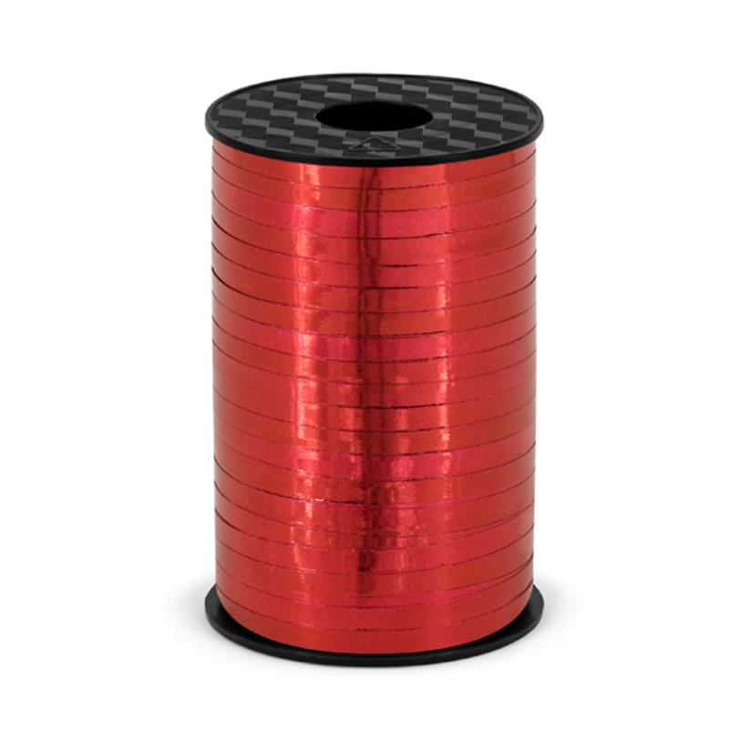 Presentsnöre Röd Metallic