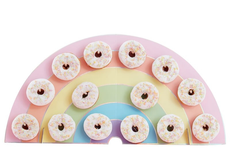 Donut Wall Regnbåge Pastell
