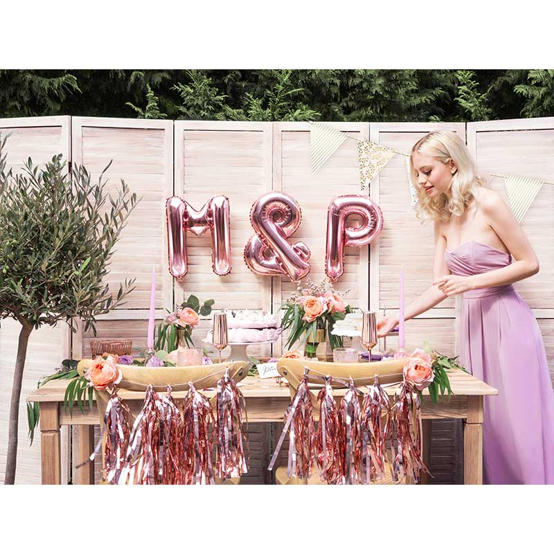 Presentask Vit & Roseguld