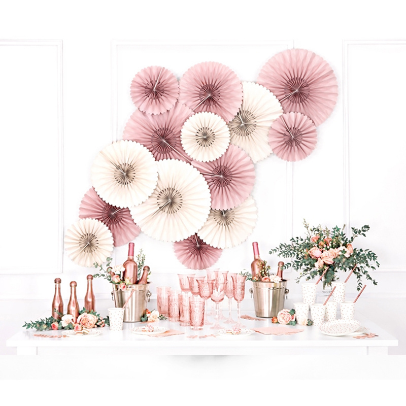 Dekorationsrosetter Beige 