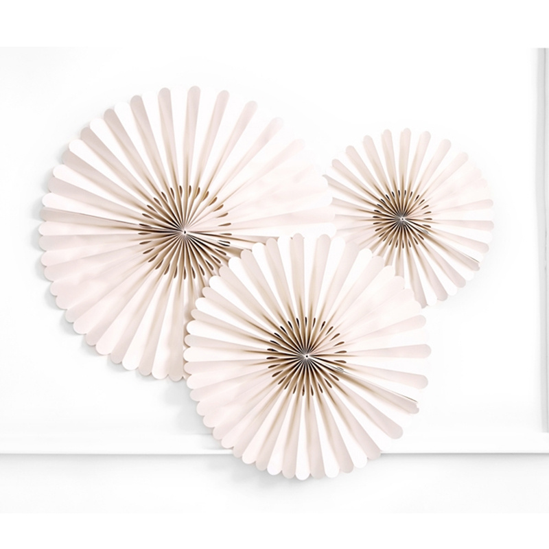 Dekorationsrosetter Beige 