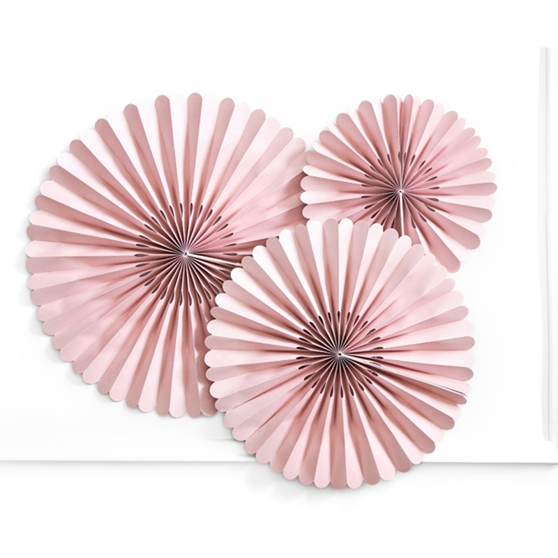 Dekorationsrosetter Rosa