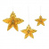 Hängande Sjärnor Guld Hängande Sjärnor Guld