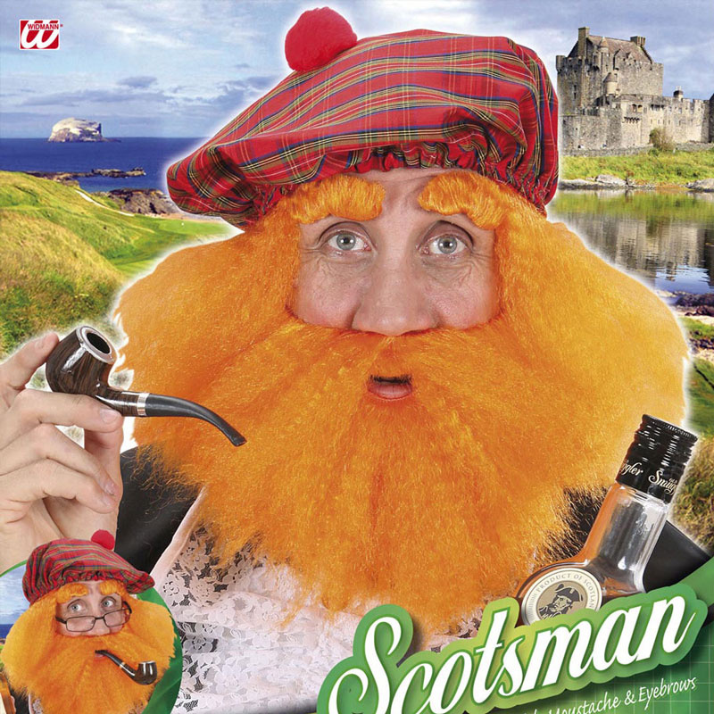 Peruk, Skägg, mössa