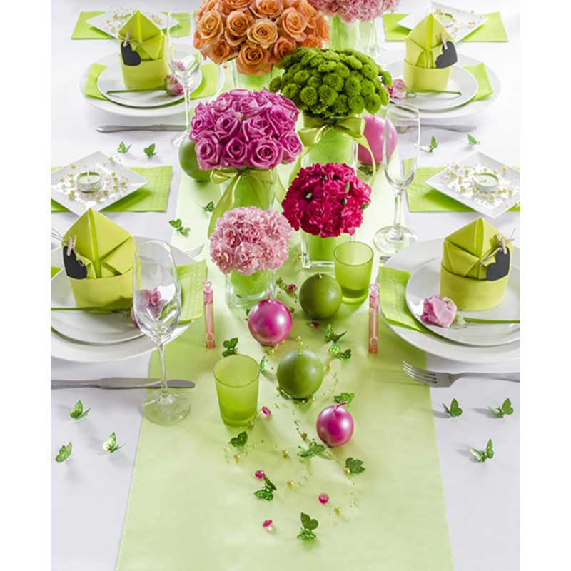 Bordslöpare Satin i Rosa nyanser 