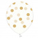 Ballonger Transparent Guld Prickar Ballonger Transparent Guld Prickar