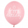 Ballonger Pastellrosa Birthday 6-pack Ballonger Pastellrosa Birthday 6-pack