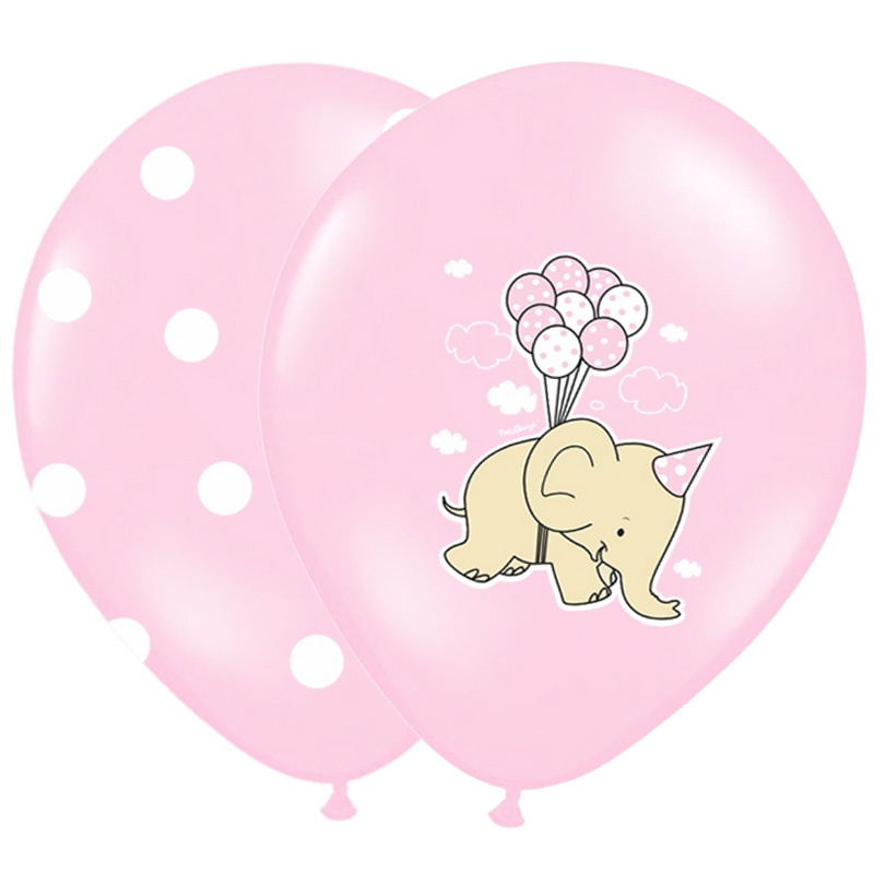 Ballonger Ljusrosa Elefant