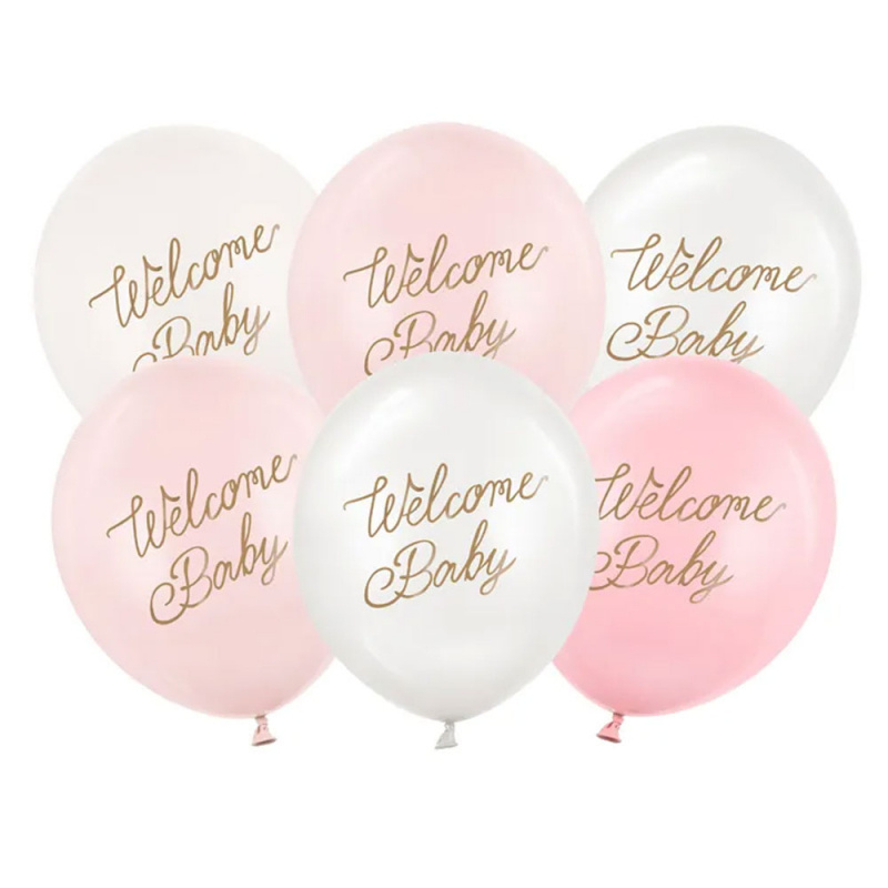 Ballonger Welcome Baby Rosa