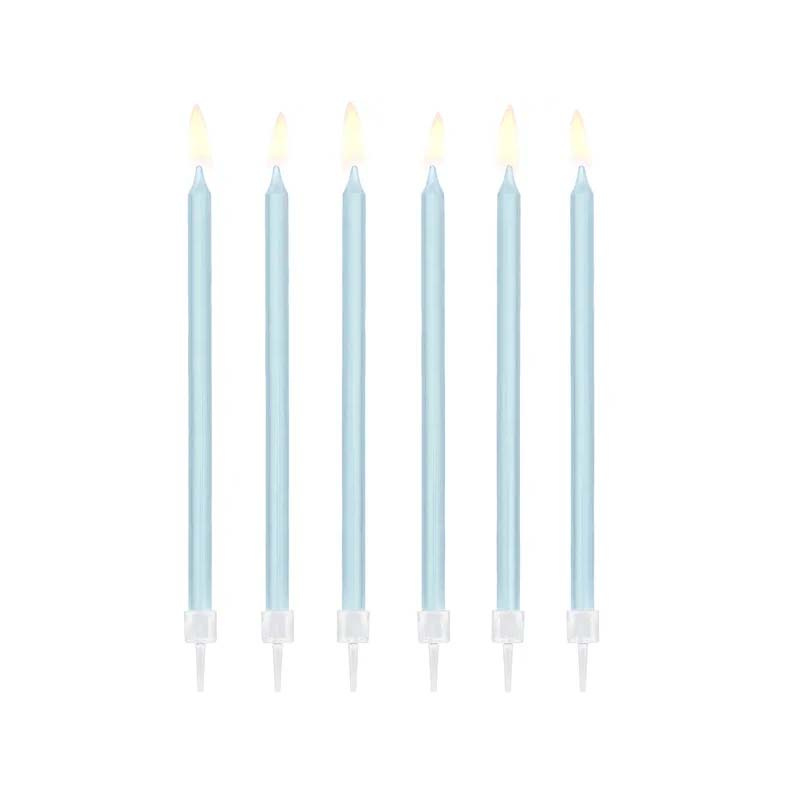 Tårtljus Blå 
