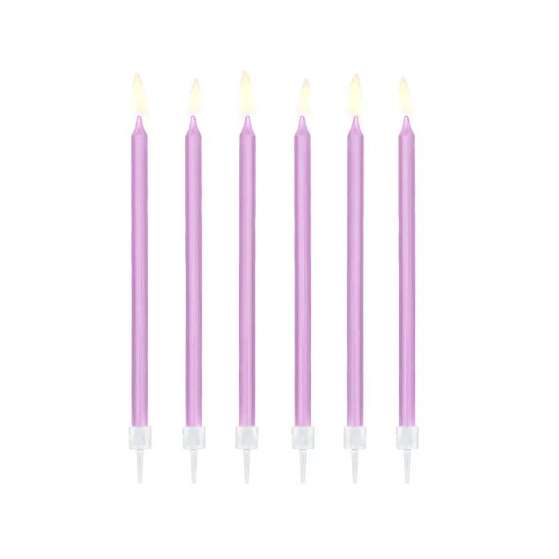 Tårtljus Lila