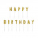 Tårtljus Happy Birthday Guld Glitter Tårtljus Happy Birthday Guld Glitter
