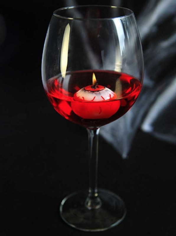 Värmeljus flytande ögon