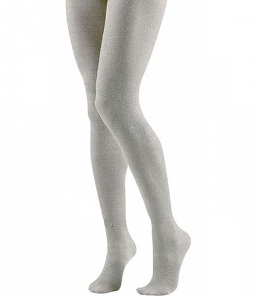 Silverglittrig Strumpbyxa