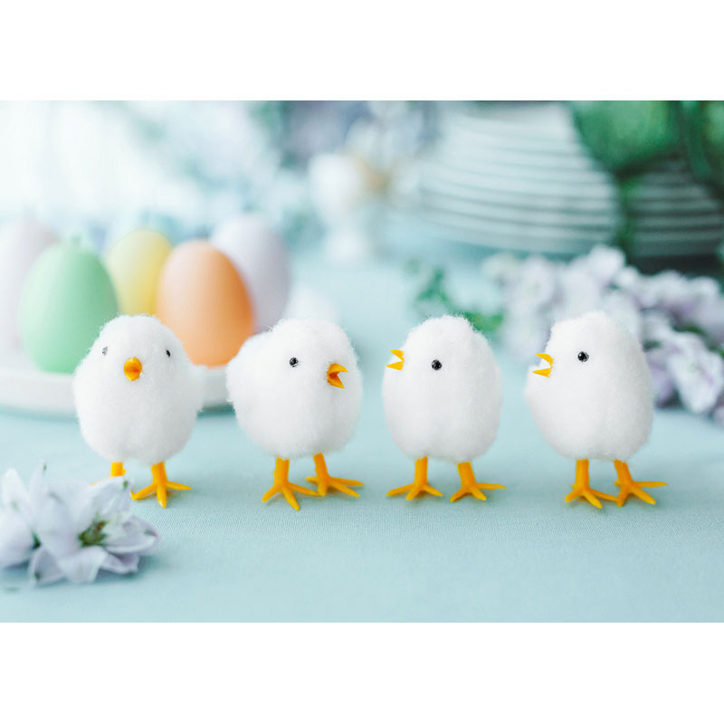 Ljus i pastellfärger Påskägg 6-pack