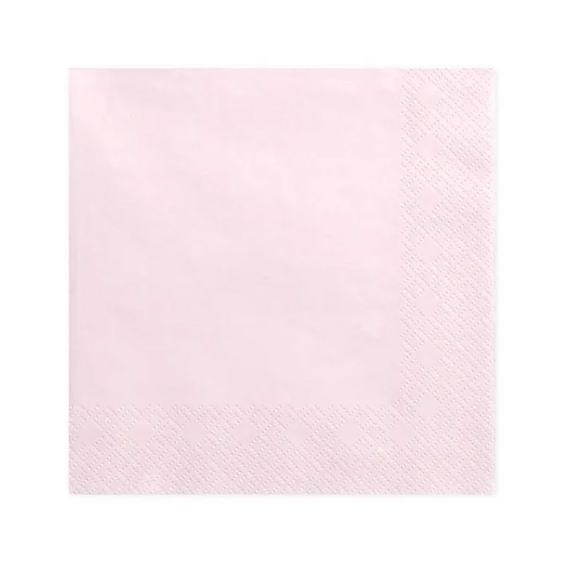 Servetter Ljusrosa