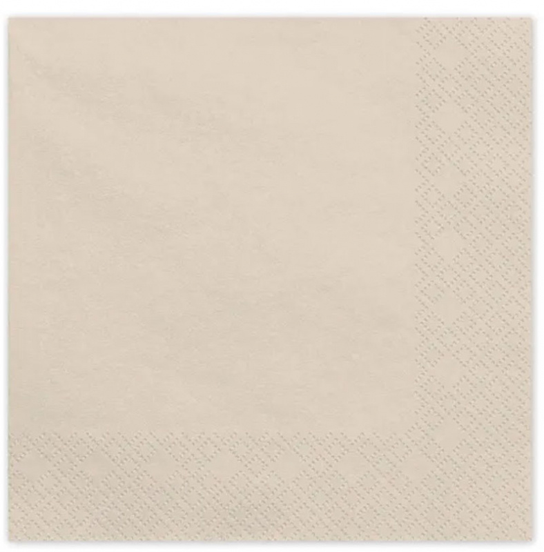 Servetter beige 20-pack