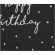 Servett Happy Birthday Svart Servett Happy Birthday Svart