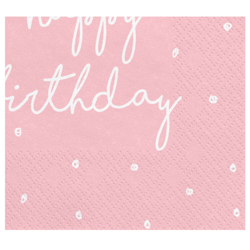 Servetter Happy Birthday Rosa