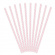 Papperssugrör Pastellrosa prickar Papperssugrör Pastellrosa prickar