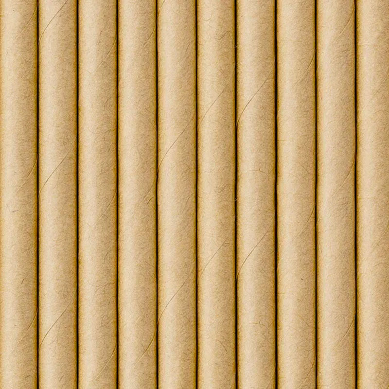 Sugrör Naturbrun 10-pack