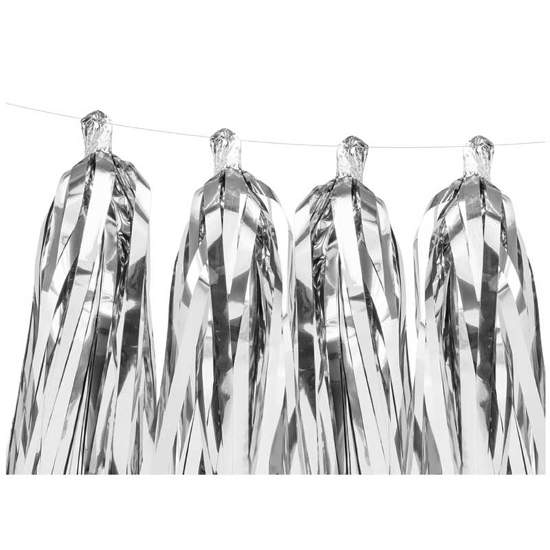 Girlang Tassels Silver