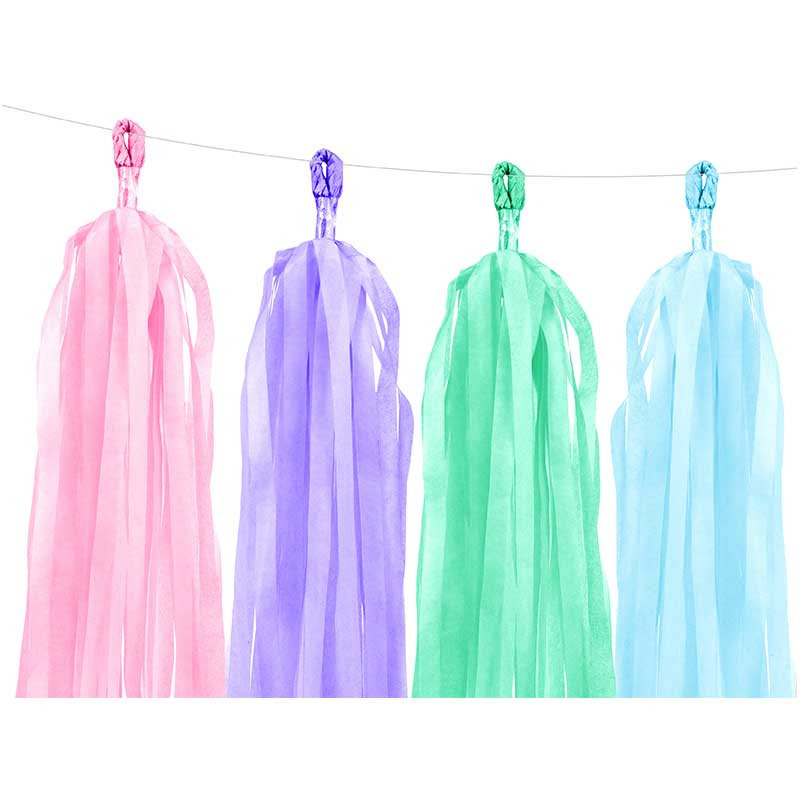 Girlang Tassel Pastell