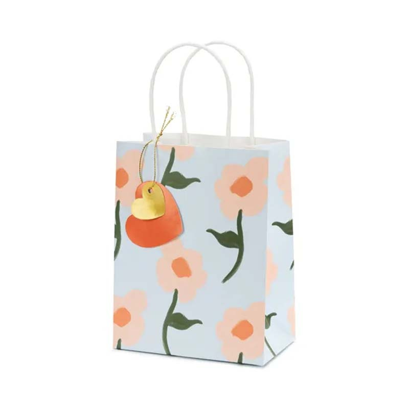 Presentpåse Blommor Liten