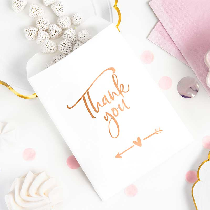 Presentpåse Roséguld