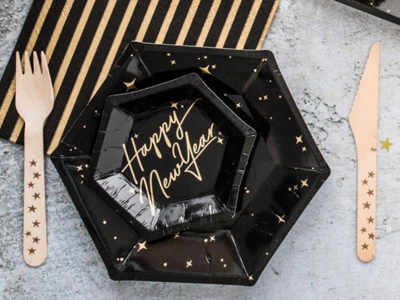 Tallrik Mini Happy New Year