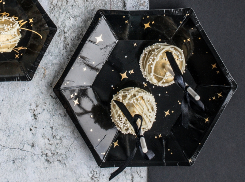 Tallrikar Guld Stjärnor