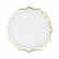 Assiett med guldkant Assiett med guldkant