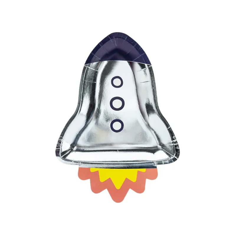 Papperstallrikar Rymdraket 