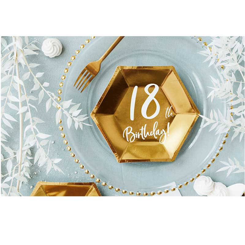 Tallrikar Guld 18 år