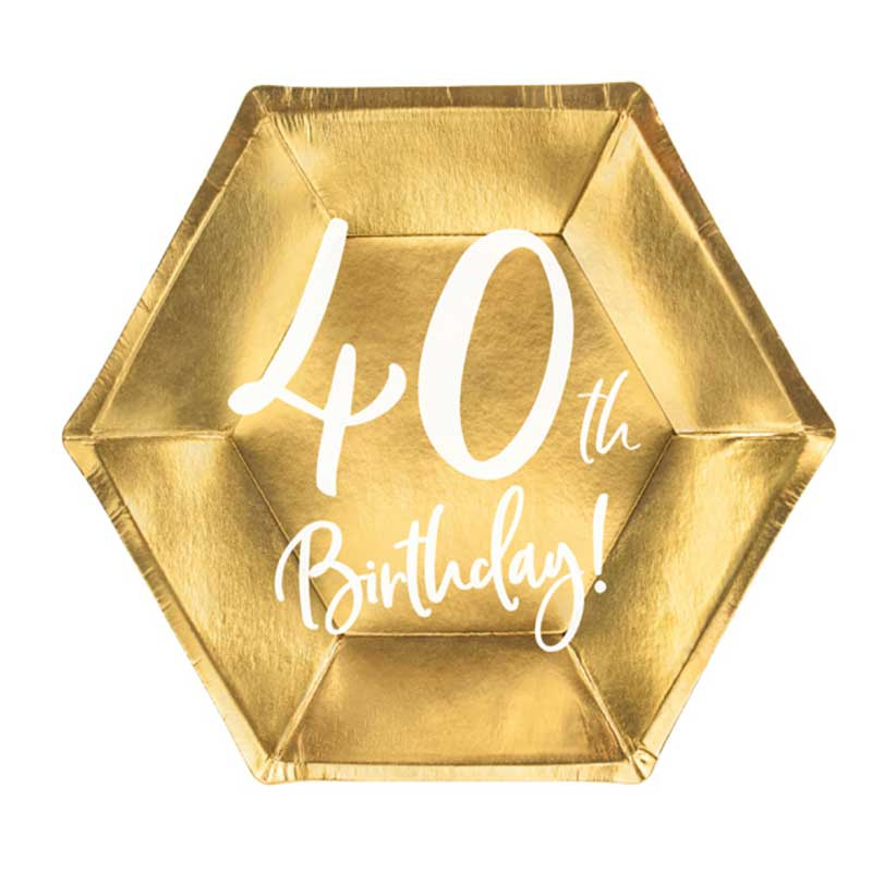 Tallrikar Guld 40 år