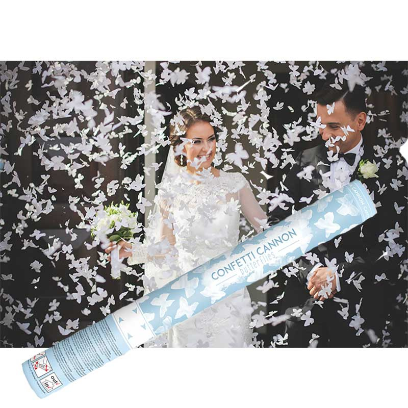 Konfettibomb Fjärilar Nedbrytbar 40cm