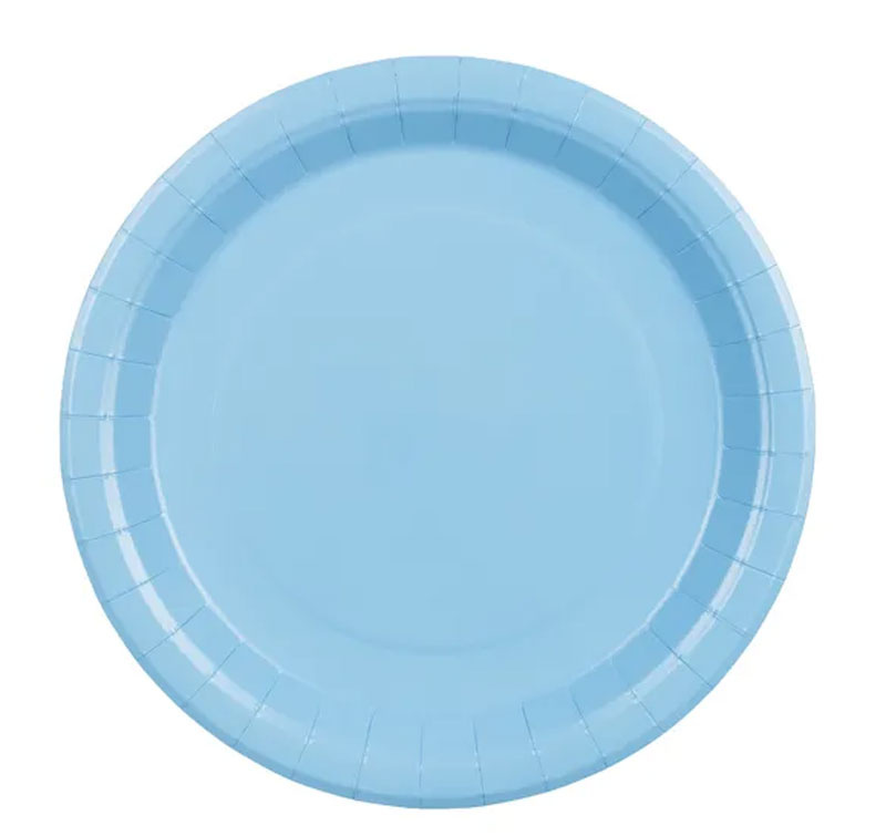 Assiett 18 cm ljusblå 6-pack