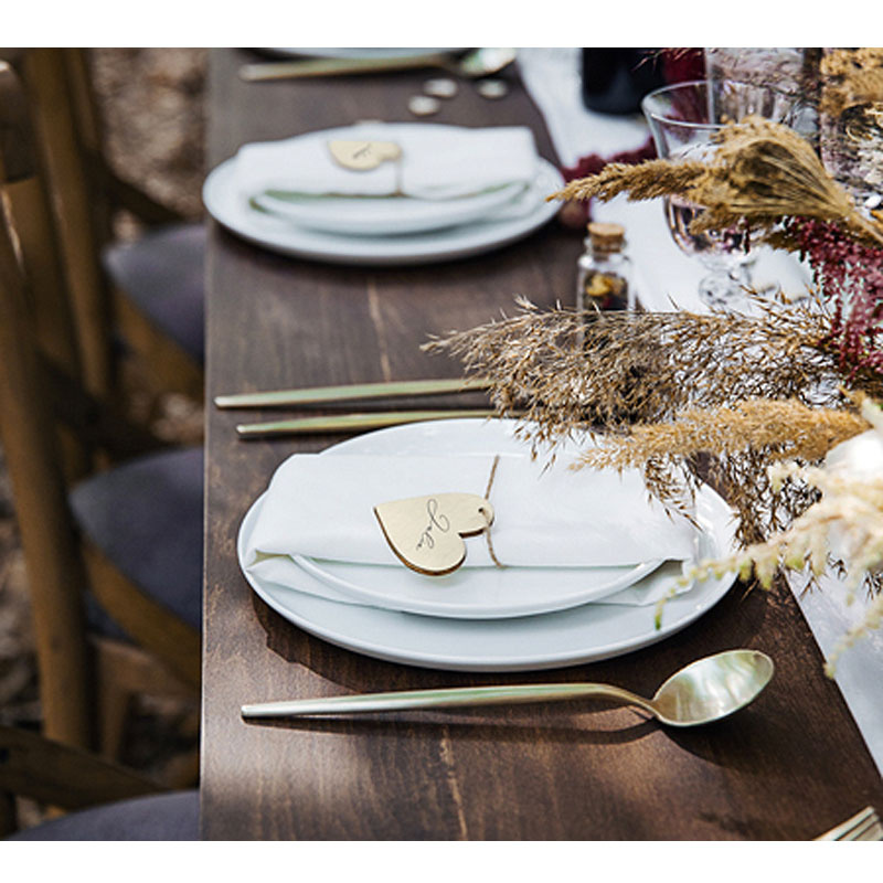 Träskyltar Hjärtan 10-pack