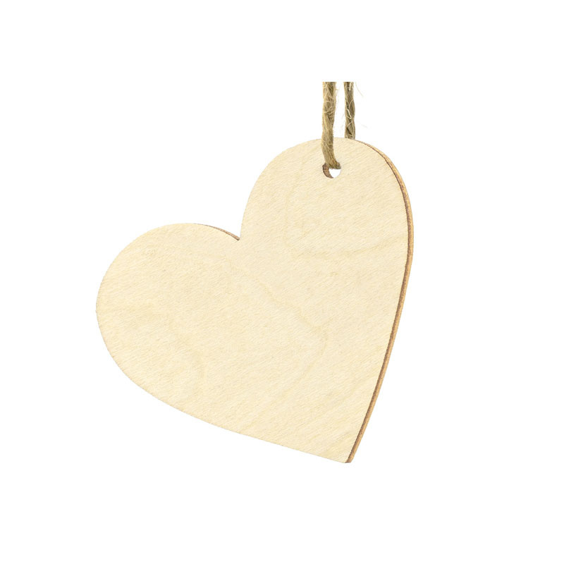 Träskyltar Hjärtan 10-pack