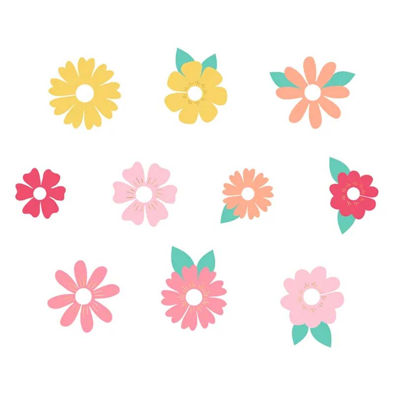 Glasmarkörer Blommor