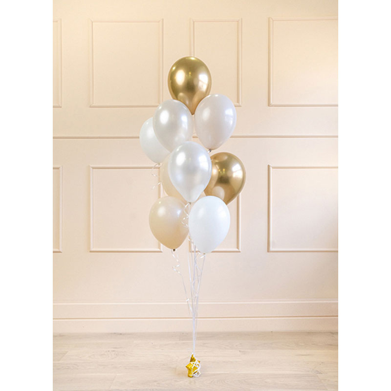 Ballonger Beiga nyanser 10-pack