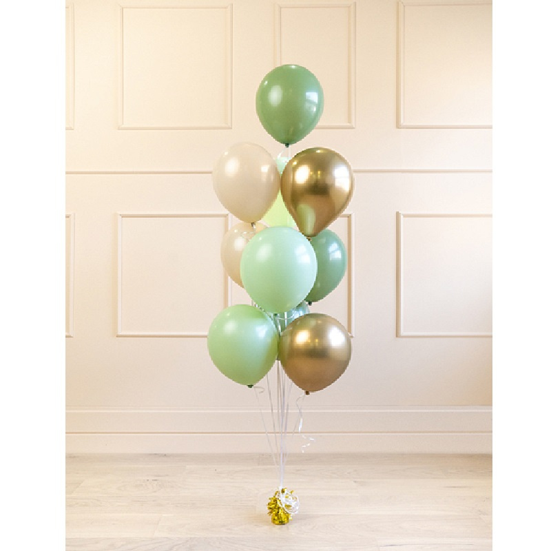 Ballonger Gröna nyanser 10-pack