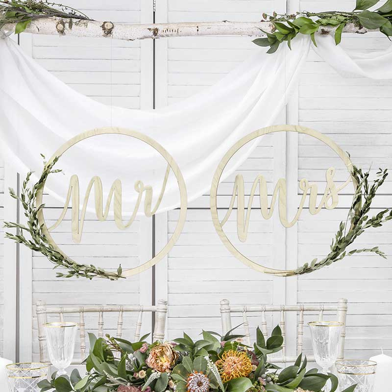 Stolsdekoration Bröllop 