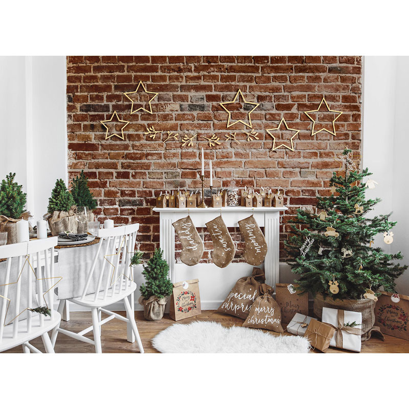 Stjärnor i trä 3-pack