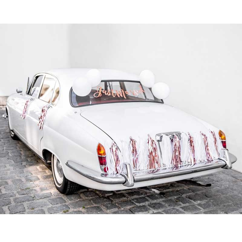 Bildekoration Bröllop Roséguld